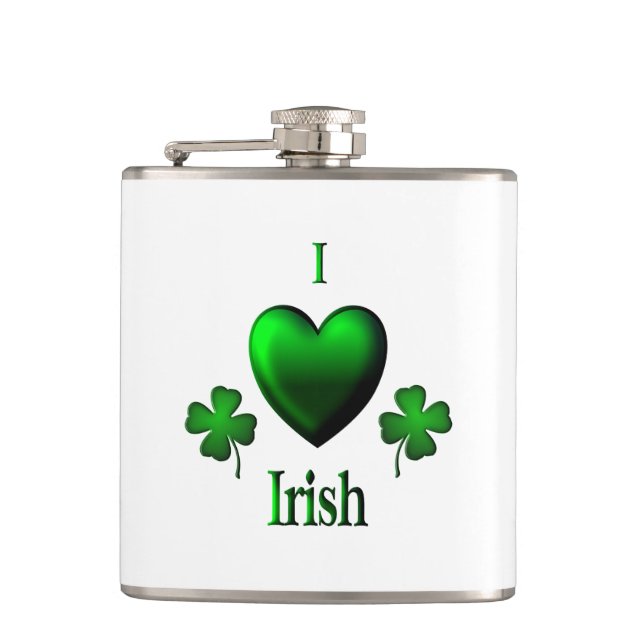 Petaca I Heart Irish (Anverso)