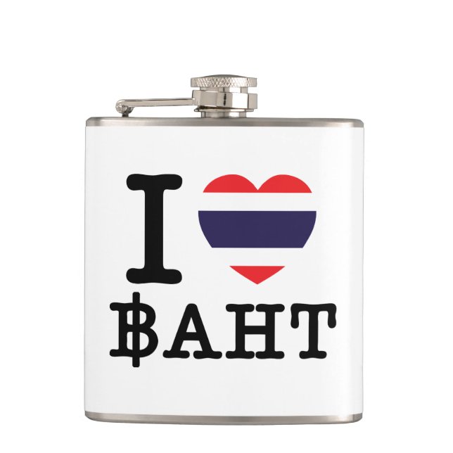 Petaca I Heart (Love) Baht (Anverso)