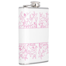 Petaca ILY Bloom - Diseño ASL de nombre personalizado