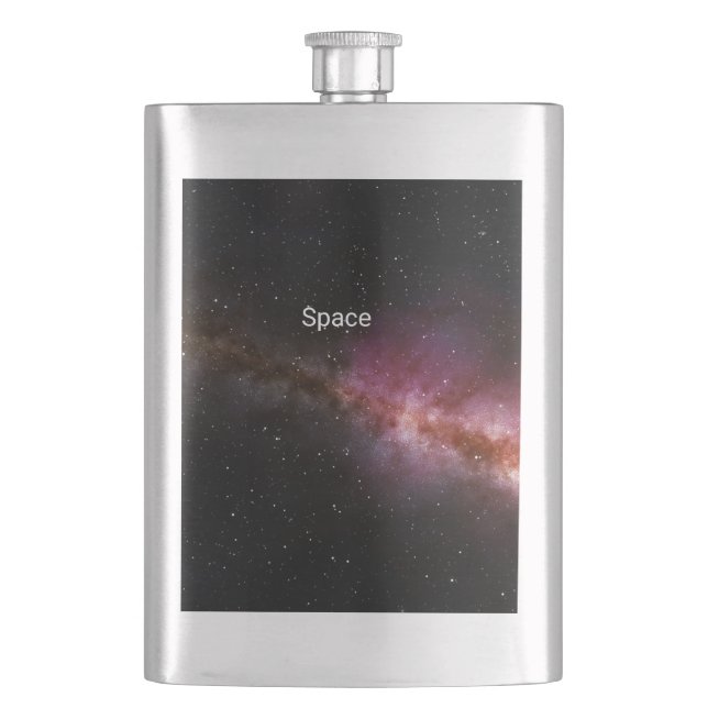 Petaca Imagen del matraz del universo (Anverso)