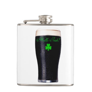Petaca Imagen Guinness Pint para el matraz envuelto de vi