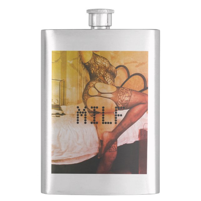 Petaca IMLA 4 MILF Flask masculino (Anverso)