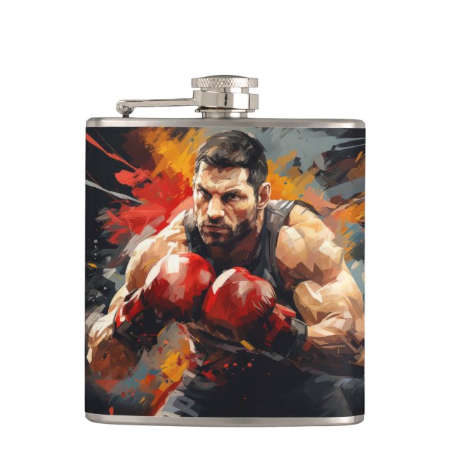 Petaca Impresión de lienzo envuelto en falso (Anverso)