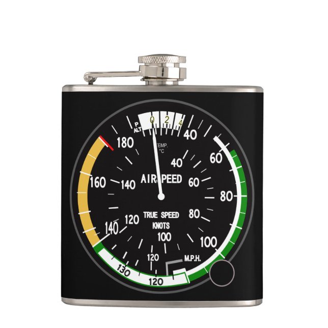 Petaca Indicador de velocidad de la aeronave (Anverso)
