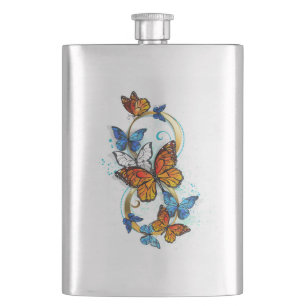 Petaca Infinidad de Mariposas Monarca
