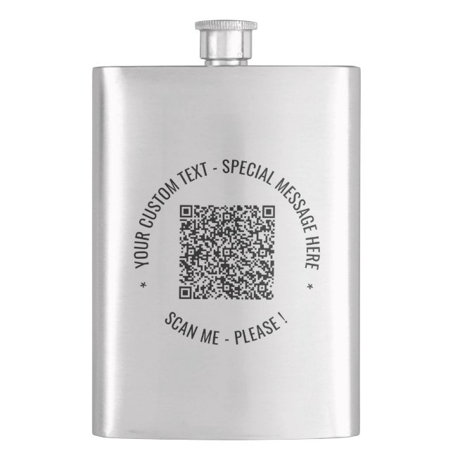 Petaca Información de exploración y texto Personalizado d (Anverso)