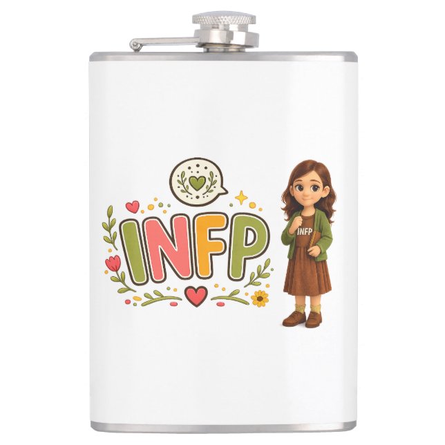 Petaca INFP — A Sonhadora Criativa (Anverso)