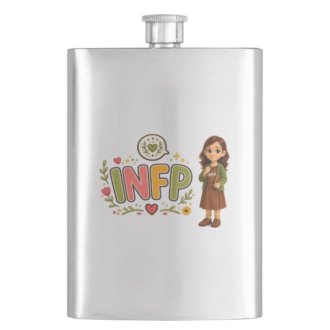 Petaca INFP — A Sonhadora Criativa (Anverso)