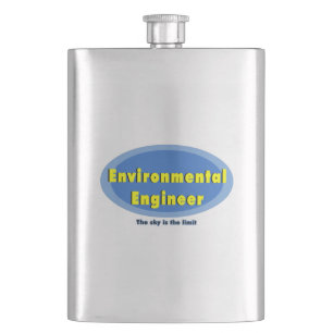 Petaca Ingeniero Ambiental Blue Oval