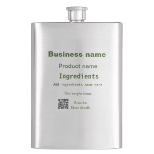 Petaca Ingredientes añaden nombre de producto examen de p