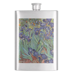 Petaca Iris de Van Gogh Pintura Impresionista