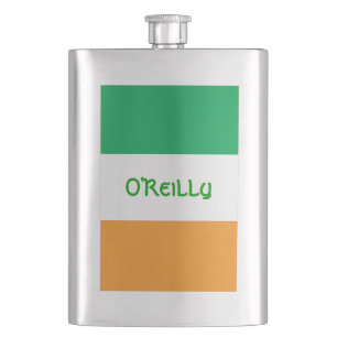 Petaca Irishman Ireland Flag Family Name St Paddys Irish