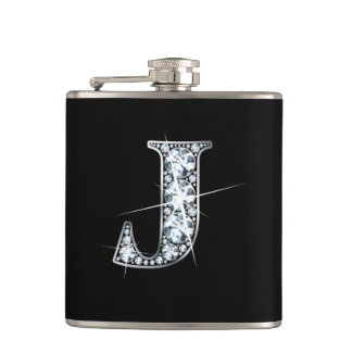 Petaca J "Diamond Bling" Flask