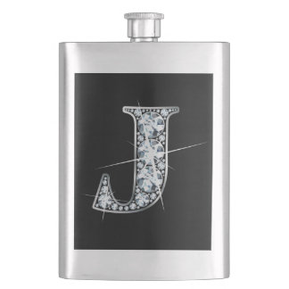 Petaca J Faux-"Diamond Bling"