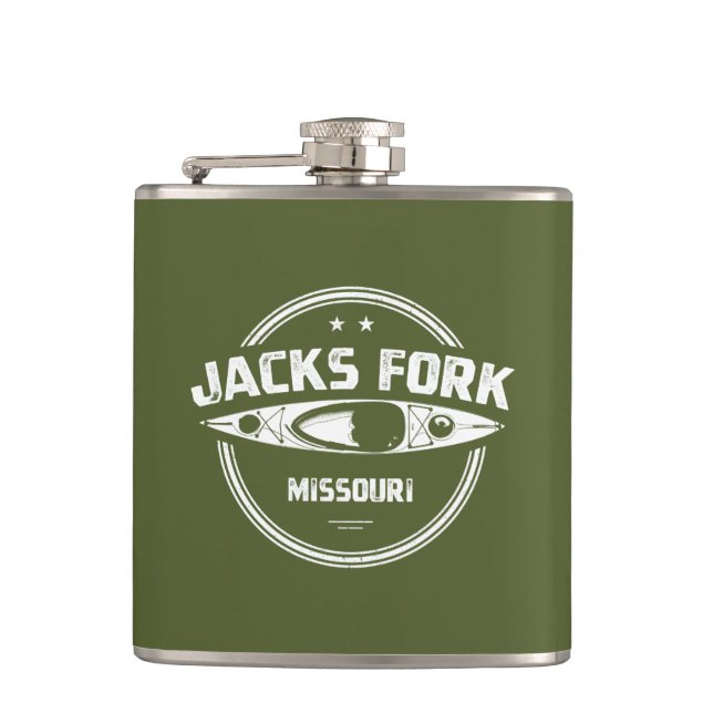 Petaca Jacks Fork River Missouri Kayaking (Anverso)