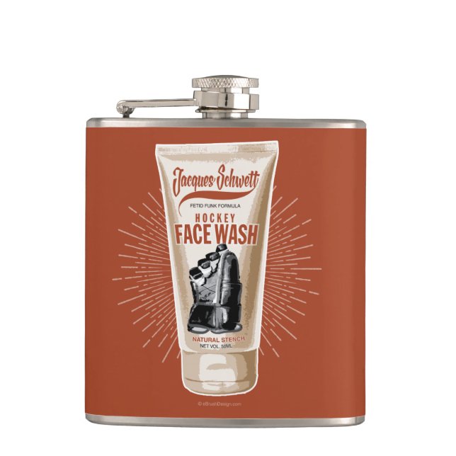 Petaca Jacques Schwett Hockey Face Wash (Anverso)