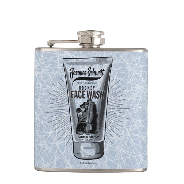 Petaca Jacques Schwett Hockey Face Wash (Anverso)