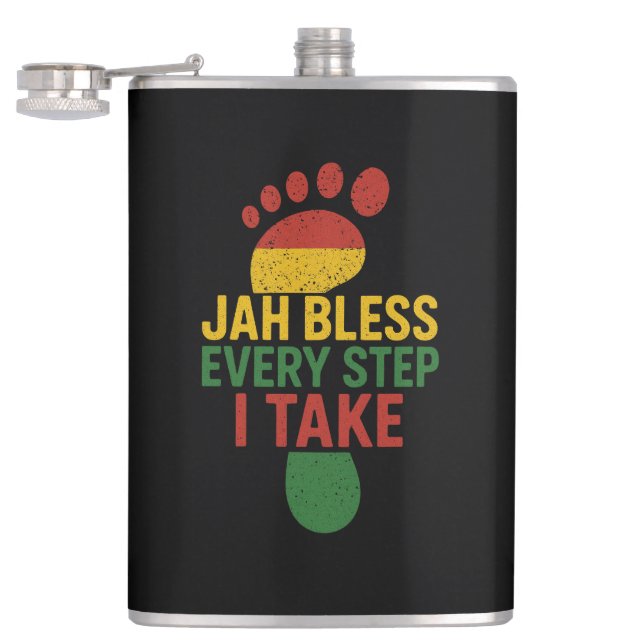Petaca Jah Bless Every Step I take Rasta (Abierto)