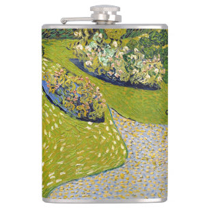 Petaca Jardín en Auvers, Vincent van Gogh
