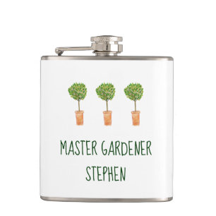 Petaca Jardinero maestro personalizado   Jardinería