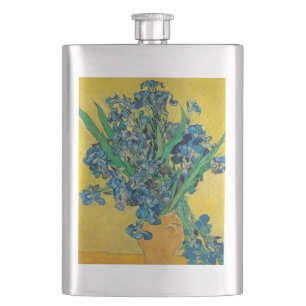 Petaca Jarrón Van Gogh con Iris Clasicismo Impresionista