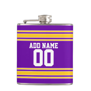 Petaca Jersey de equipo con nombre y número de encargo