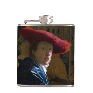 Petaca Johannes Vermeer - Chica con un Gorra rojo