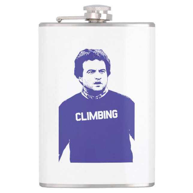 Petaca John Belushi Climbing (Anverso)