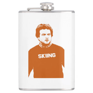 Petaca John Belushi Skiing