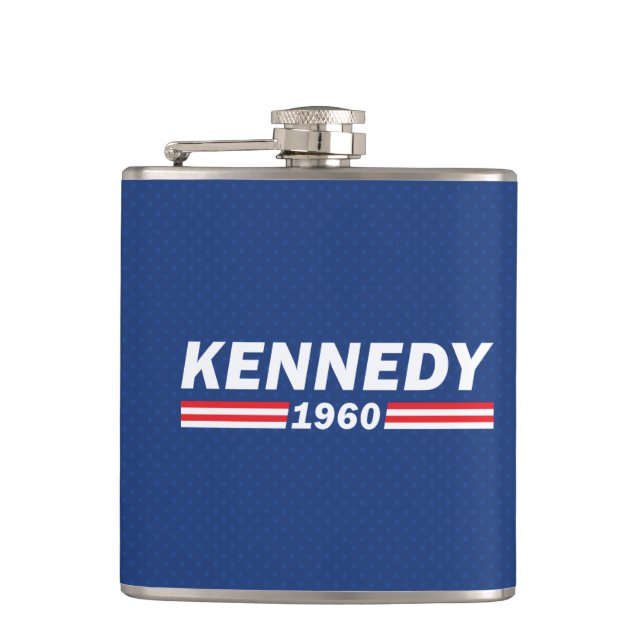 Petaca John F. Kennedy JFK, Kennedy 1960 (Anverso)