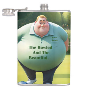 Petaca Jolly Lawn Bowler Man,