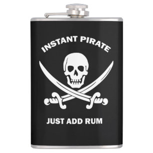 Petaca Jolly Rogers Instant Pirate Add Rum