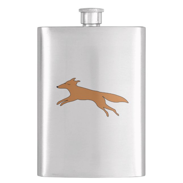 Petaca Joven zorro adolescente (Anverso)