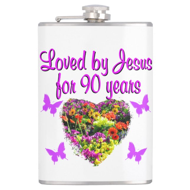 PETACA JOYOUS DE 90 AÑOS (Anverso)