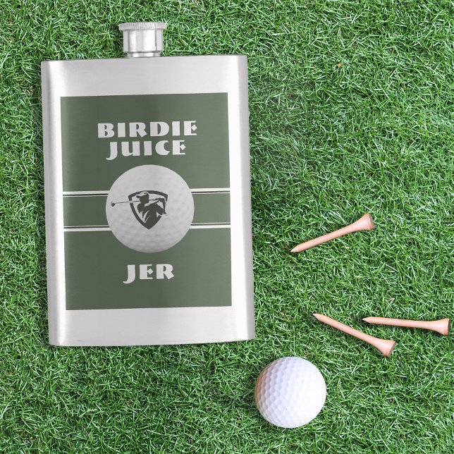 Petaca Juego de golf Golfer Birdie Humor Sports Golf Mono (Subido por el creador)