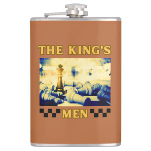 Petaca Jugador de ajedrez masculino del rey