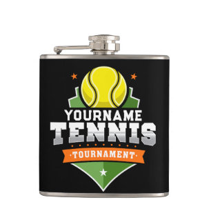Petaca Jugador de tenis personalizado NOMBRE Torneo Varsi