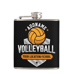 Petaca Jugador del equipo universitario de voleibol ADD T