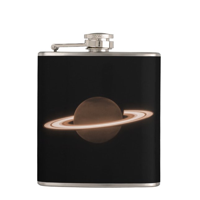 Petaca JWST James Webb Telescopio Espacial Saturn Infrarr (Anverso)