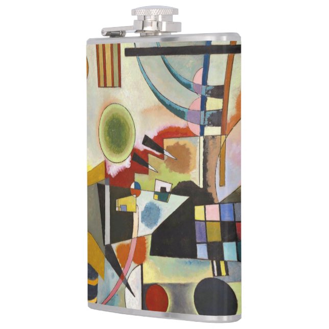 Petaca Kandinsky Resumen arte colorido (Izquierda)