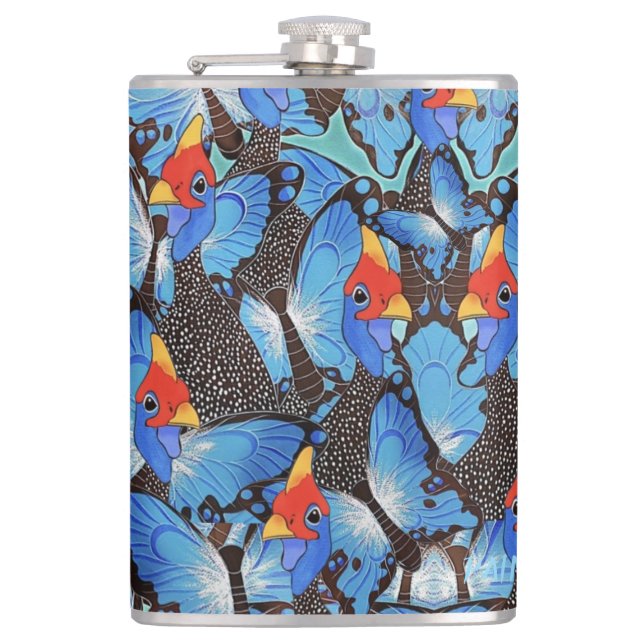 Petaca Kanga Blue Hip Flask (Anverso)