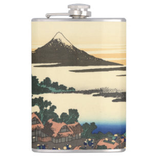 Petaca Katsushika Hokusai Dawn en la provincia de Kai