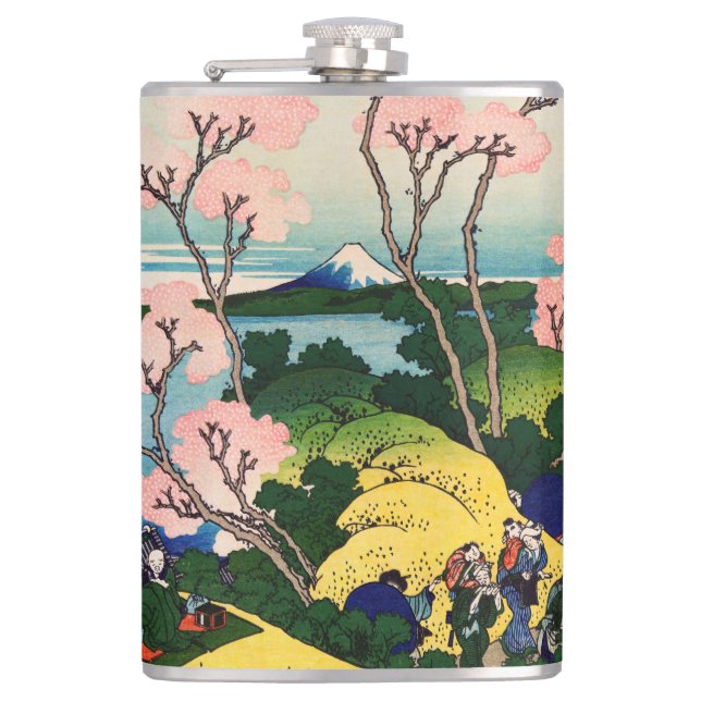 Petaca Katsushika Hokusai - Gotenyama, Tokaido, Shinagawa (Anverso)