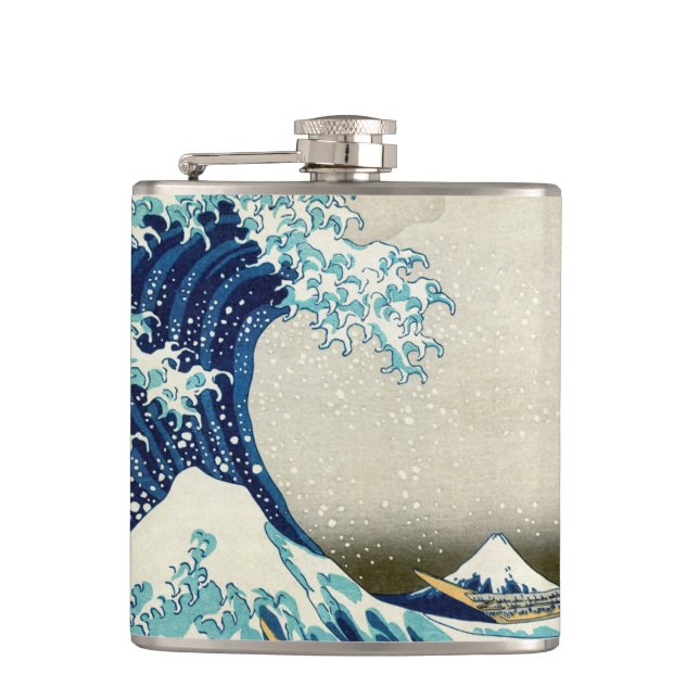 Petaca Katsushika Hokusai - La gran ola de Kanagawa (Anverso)