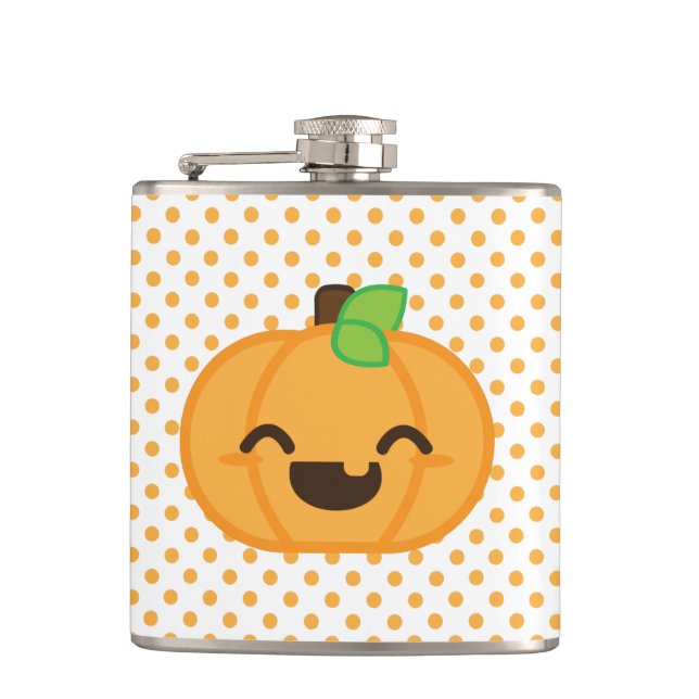 Petaca Kawaii Jack O Lantern Calabaza (Anverso)
