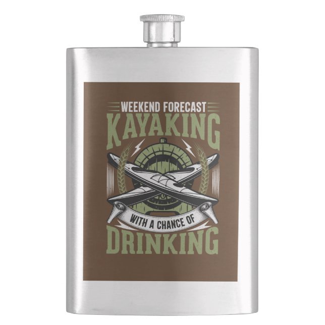Petaca Kayak con la oportunidad de beber (Anverso)