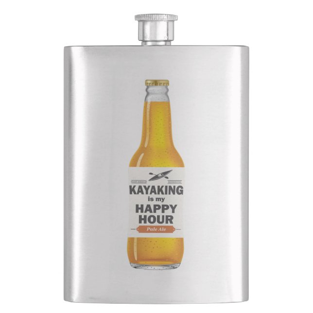 Petaca Kayak Es Mi Hora Feliz (Anverso)