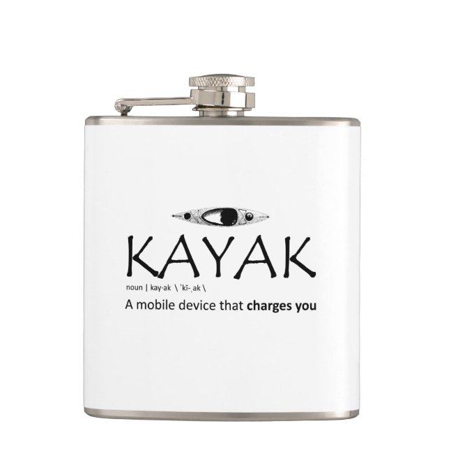 Petaca Kayak, un dispositivo móvil que te carga (Anverso)