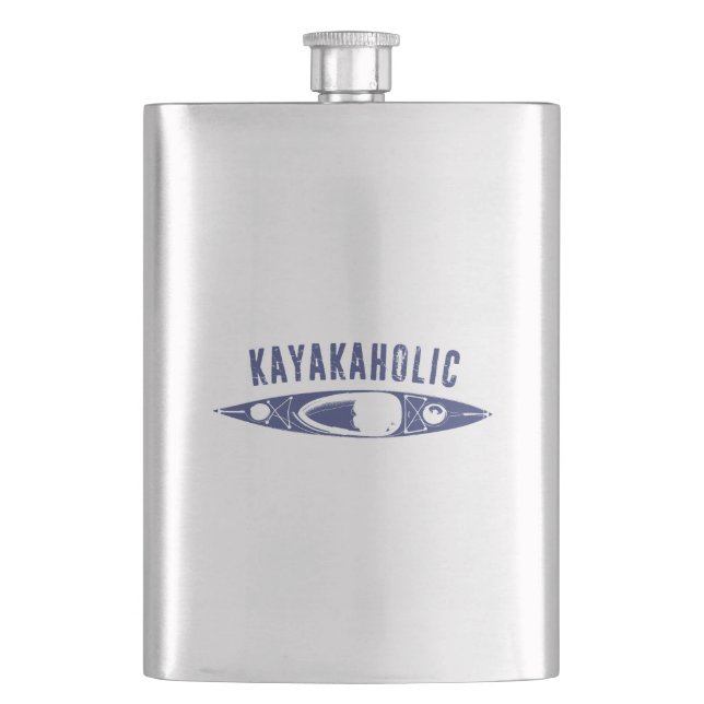 Petaca Kayakaholic (Anverso)