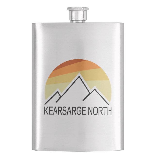 Petaca Kearsarge North New Hampshire Retro (Anverso)